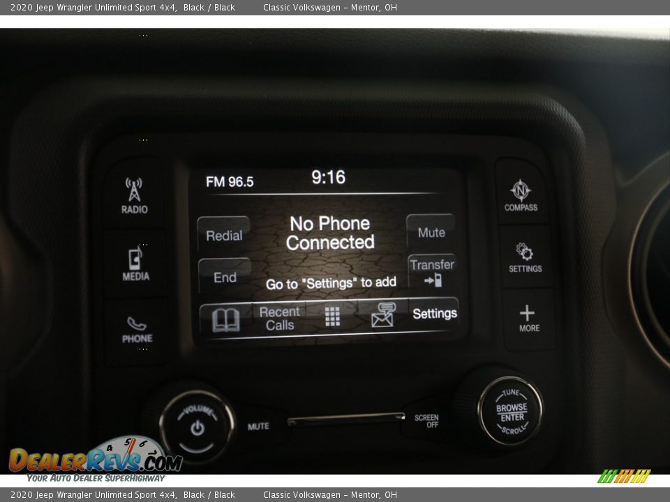 2020 Jeep Wrangler Unlimited Sport 4x4 Black / Black Photo #11