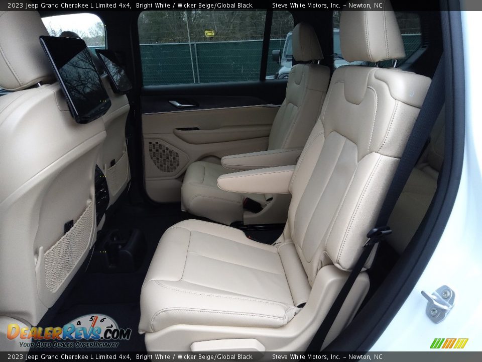 2023 Jeep Grand Cherokee L Limited 4x4 Bright White / Wicker Beige/Global Black Photo #13