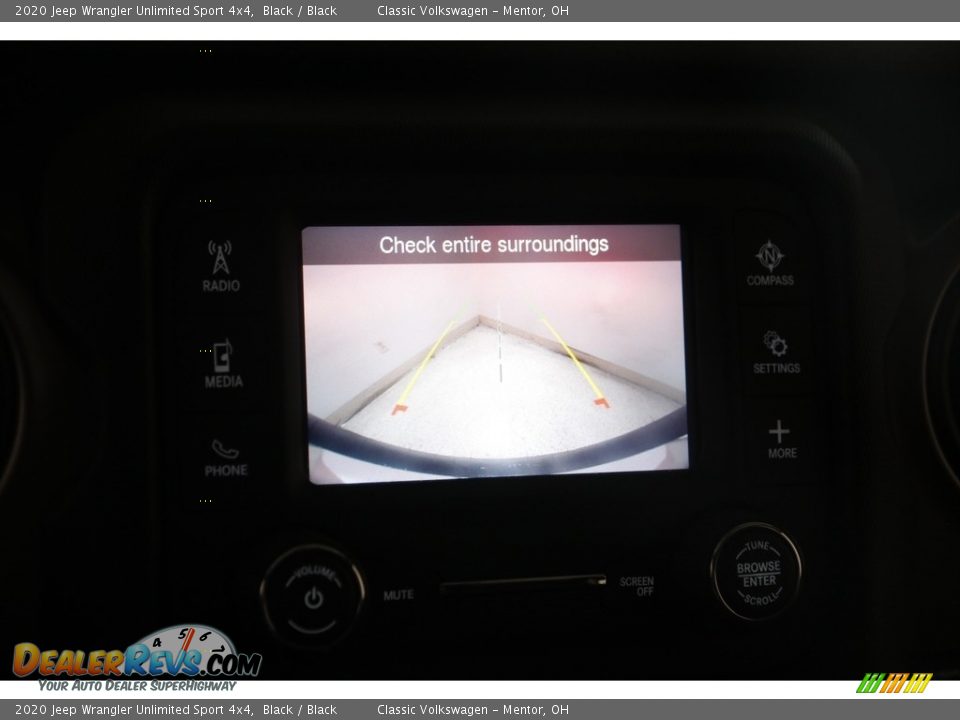 2020 Jeep Wrangler Unlimited Sport 4x4 Black / Black Photo #13