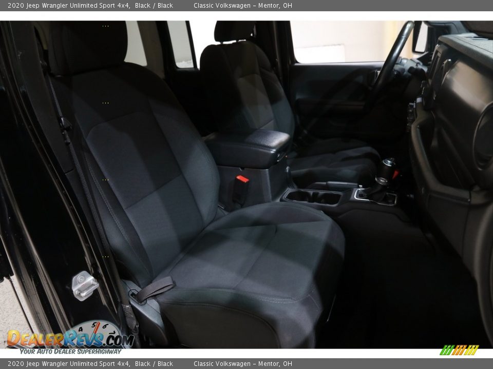 2020 Jeep Wrangler Unlimited Sport 4x4 Black / Black Photo #15