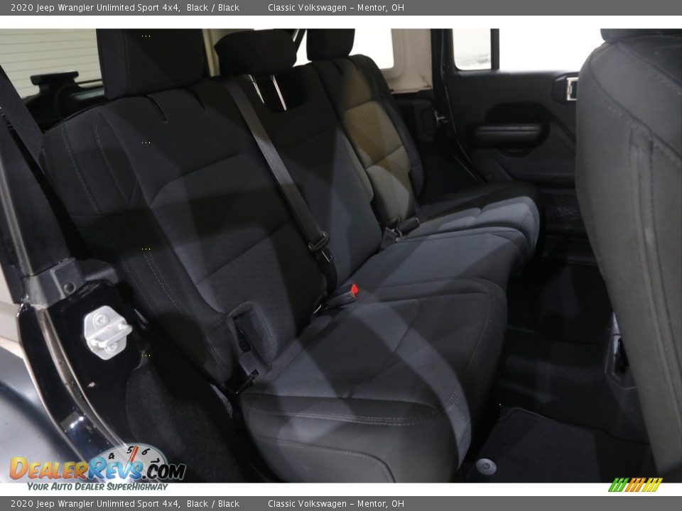 2020 Jeep Wrangler Unlimited Sport 4x4 Black / Black Photo #16