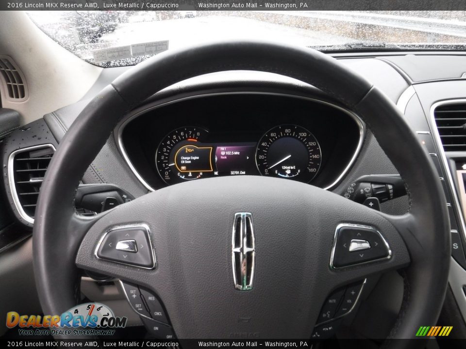 2016 Lincoln MKX Reserve AWD Steering Wheel Photo #25