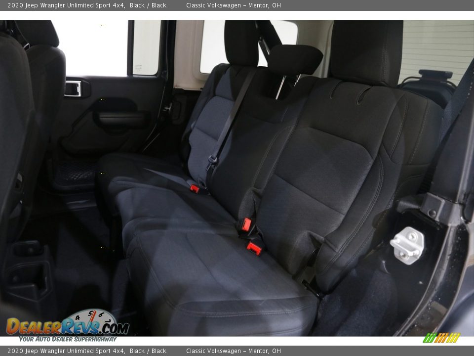 2020 Jeep Wrangler Unlimited Sport 4x4 Black / Black Photo #17