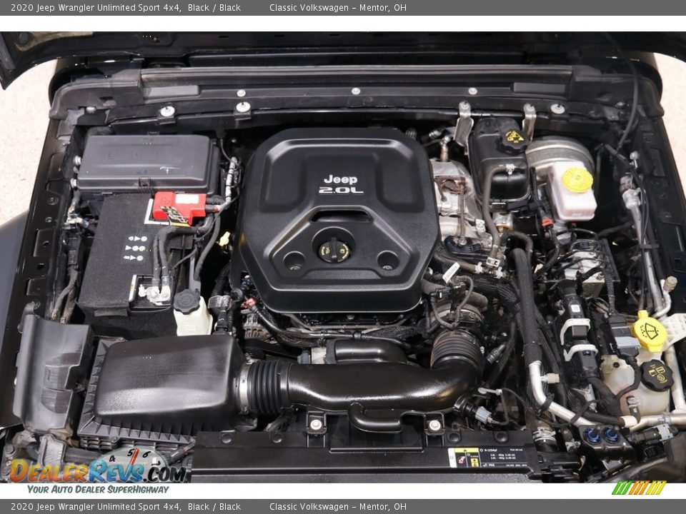 2020 Jeep Wrangler Unlimited Sport 4x4 Black / Black Photo #19