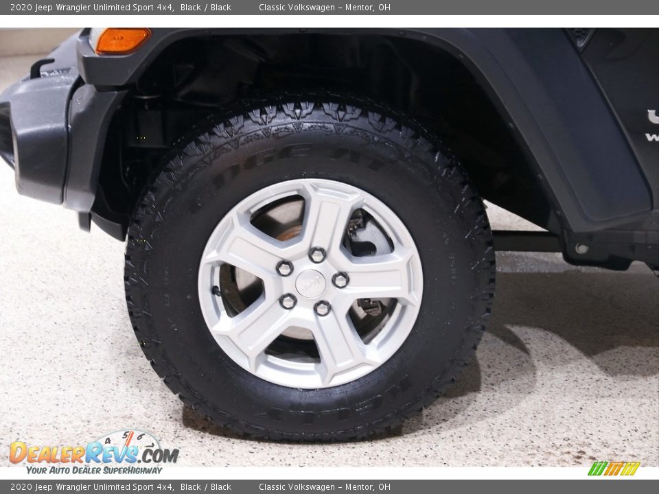 2020 Jeep Wrangler Unlimited Sport 4x4 Black / Black Photo #20