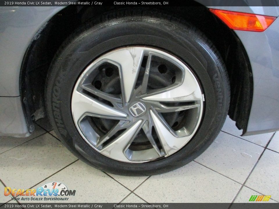 2019 Honda Civic LX Sedan Modern Steel Metallic / Gray Photo #5