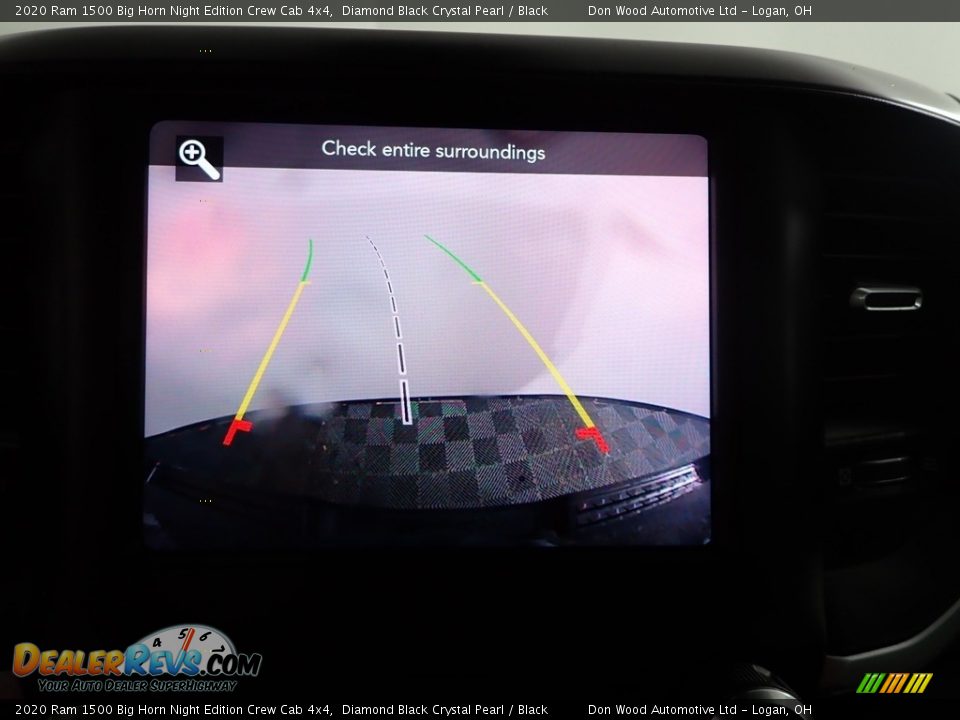 2020 Ram 1500 Big Horn Night Edition Crew Cab 4x4 Diamond Black Crystal Pearl / Black Photo #3