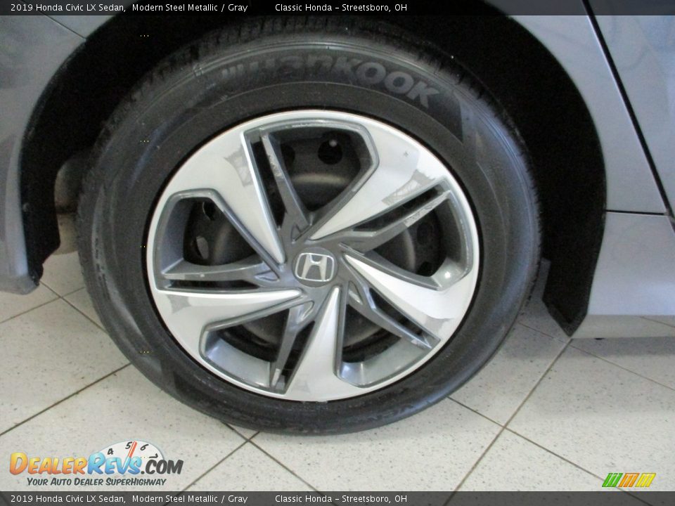 2019 Honda Civic LX Sedan Modern Steel Metallic / Gray Photo #6