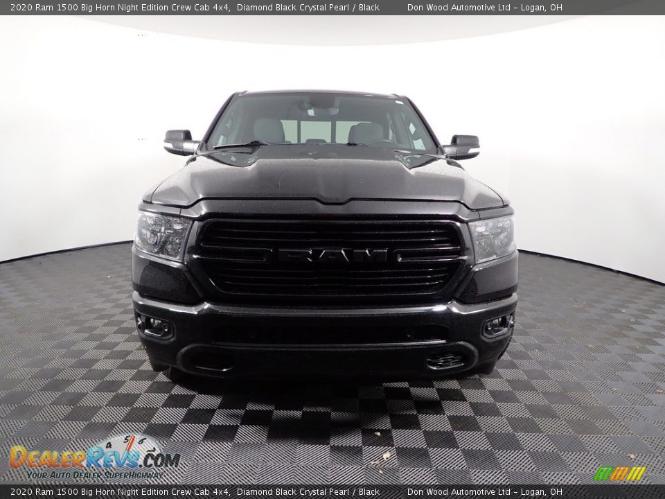 2020 Ram 1500 Big Horn Night Edition Crew Cab 4x4 Diamond Black Crystal Pearl / Black Photo #5