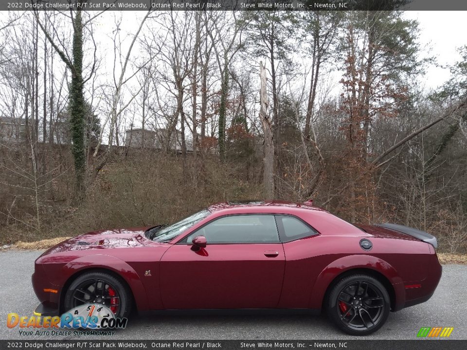 2022 Dodge Challenger R/T Scat Pack Widebody Octane Red Pearl / Black Photo #1