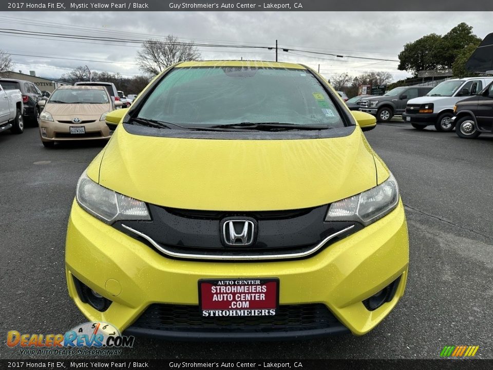 2017 Honda Fit EX Mystic Yellow Pearl / Black Photo #2
