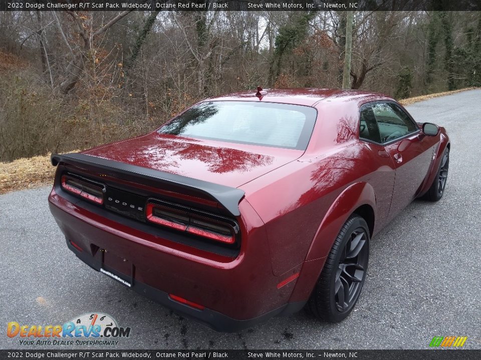 2022 Dodge Challenger R/T Scat Pack Widebody Octane Red Pearl / Black Photo #6