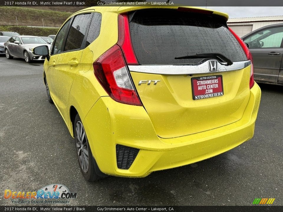 2017 Honda Fit EX Mystic Yellow Pearl / Black Photo #4