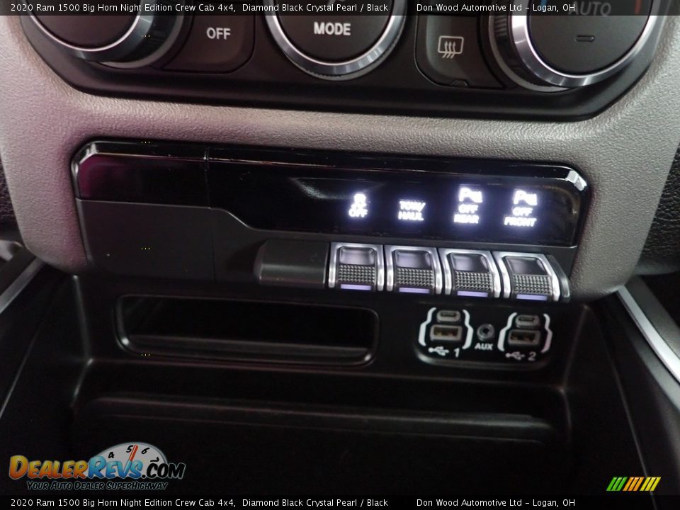 2020 Ram 1500 Big Horn Night Edition Crew Cab 4x4 Diamond Black Crystal Pearl / Black Photo #20