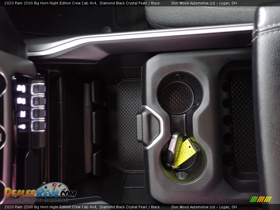 2020 Ram 1500 Big Horn Night Edition Crew Cab 4x4 Diamond Black Crystal Pearl / Black Photo #21