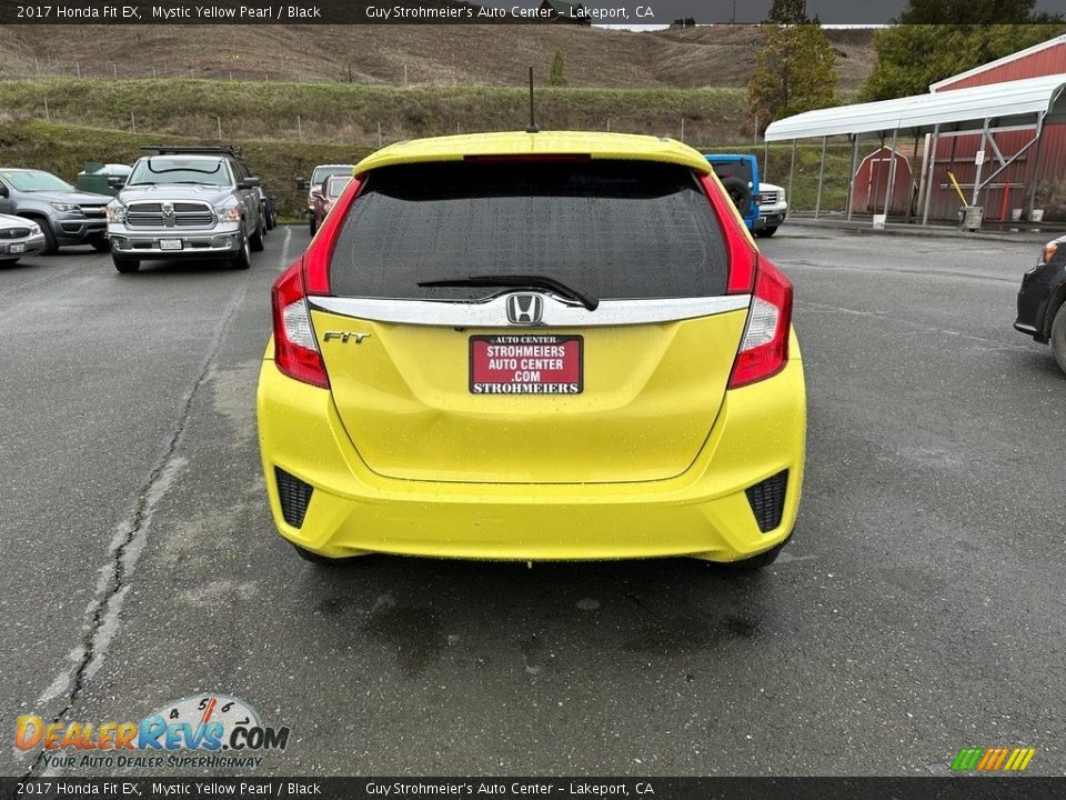 2017 Honda Fit EX Mystic Yellow Pearl / Black Photo #5