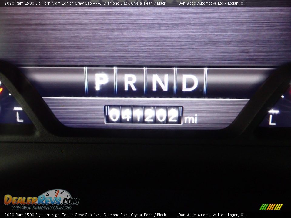 2020 Ram 1500 Big Horn Night Edition Crew Cab 4x4 Diamond Black Crystal Pearl / Black Photo #30