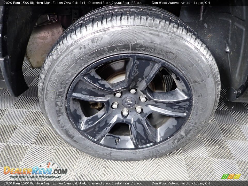 2020 Ram 1500 Big Horn Night Edition Crew Cab 4x4 Diamond Black Crystal Pearl / Black Photo #31