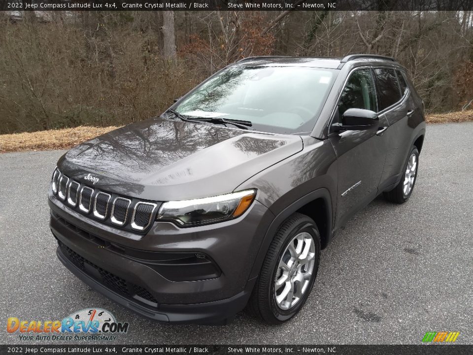 2022 Jeep Compass Latitude Lux 4x4 Granite Crystal Metallic / Black Photo #2