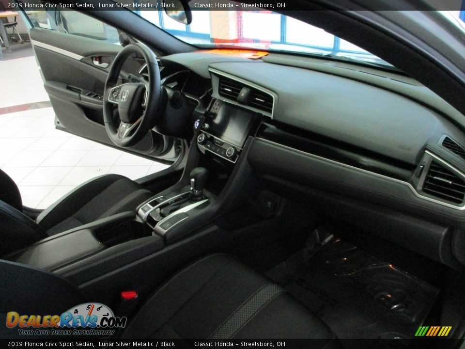 2019 Honda Civic Sport Sedan Lunar Silver Metallic / Black Photo #15