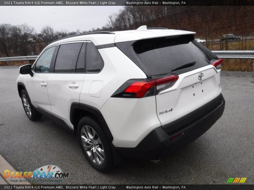 2021 Toyota RAV4 XLE Premium AWD Blizzard White Pearl / Light Gray Photo #14