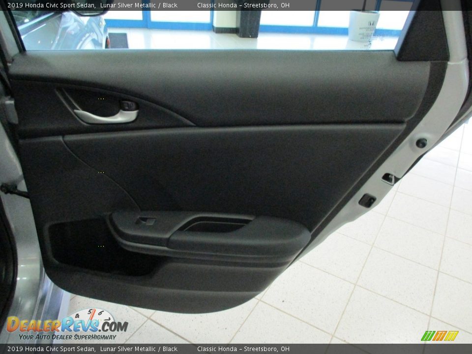 2019 Honda Civic Sport Sedan Lunar Silver Metallic / Black Photo #17