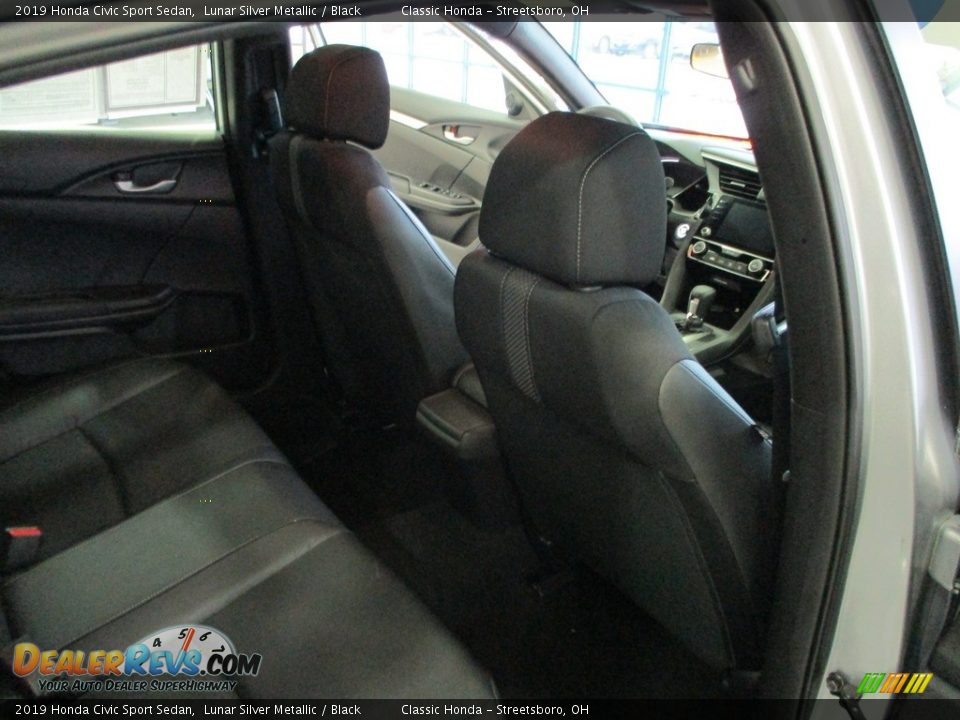 2019 Honda Civic Sport Sedan Lunar Silver Metallic / Black Photo #18
