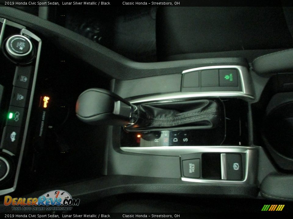 2019 Honda Civic Sport Sedan Lunar Silver Metallic / Black Photo #33