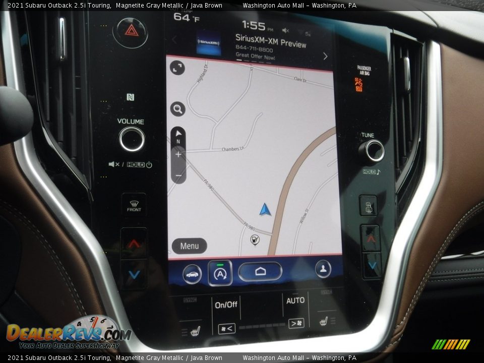 Navigation of 2021 Subaru Outback 2.5i Touring Photo #5