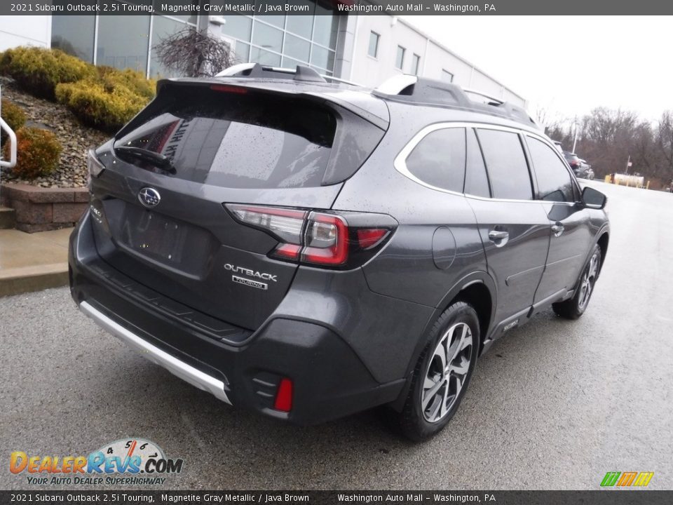 2021 Subaru Outback 2.5i Touring Magnetite Gray Metallic / Java Brown Photo #19