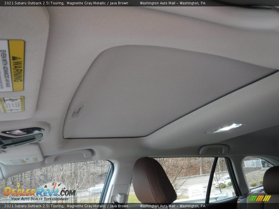 Sunroof of 2021 Subaru Outback 2.5i Touring Photo #21