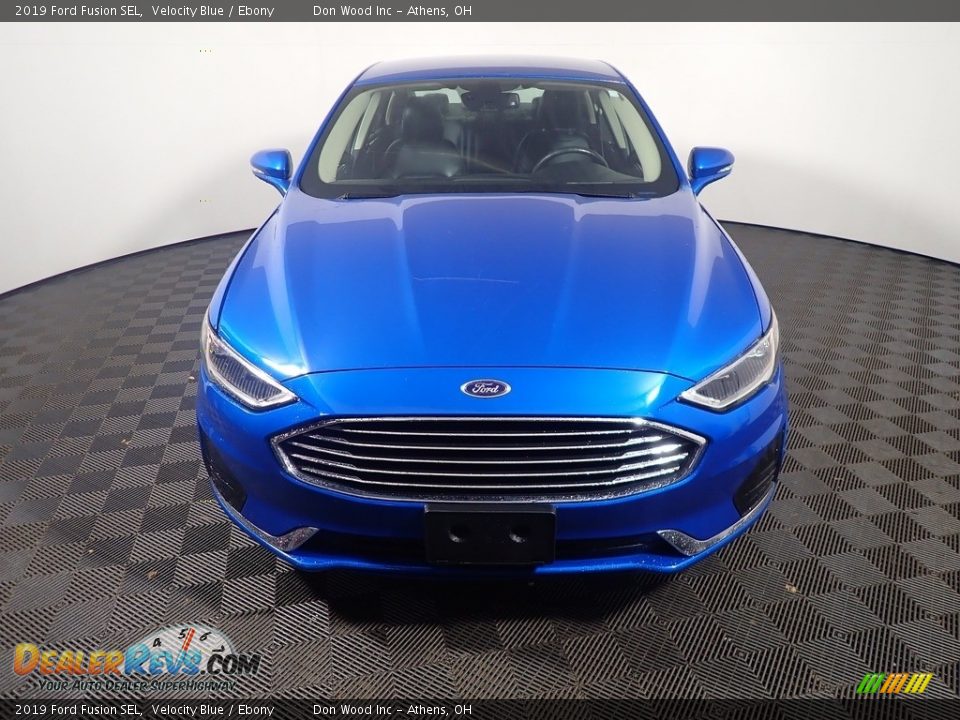 2019 Ford Fusion SEL Velocity Blue / Ebony Photo #4