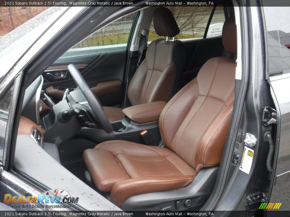 Java Brown Interior - 2021 Subaru Outback 2.5i Touring Photo #28