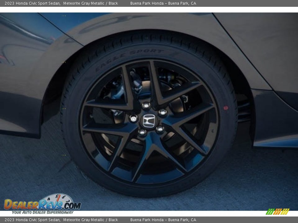 2023 Honda Civic Sport Sedan Meteorite Gray Metallic / Black Photo #10