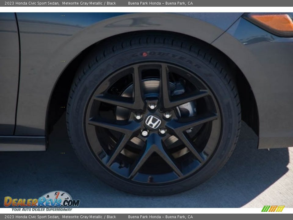 2023 Honda Civic Sport Sedan Meteorite Gray Metallic / Black Photo #11