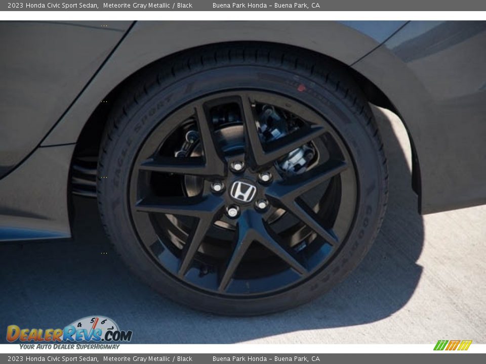2023 Honda Civic Sport Sedan Meteorite Gray Metallic / Black Photo #12
