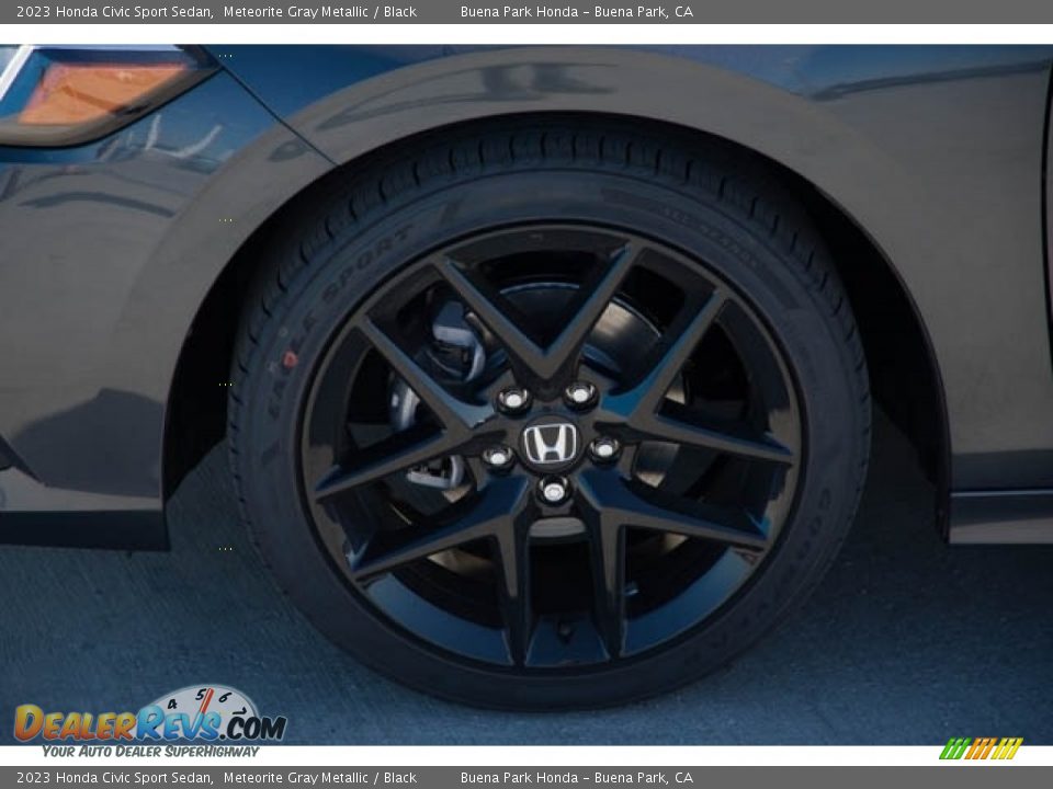 2023 Honda Civic Sport Sedan Meteorite Gray Metallic / Black Photo #13