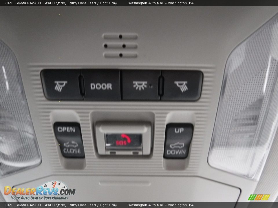 Controls of 2020 Toyota RAV4 XLE AWD Hybrid Photo #9