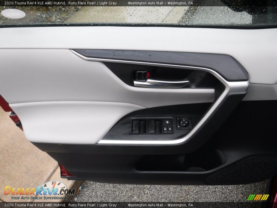 Door Panel of 2020 Toyota RAV4 XLE AWD Hybrid Photo #22