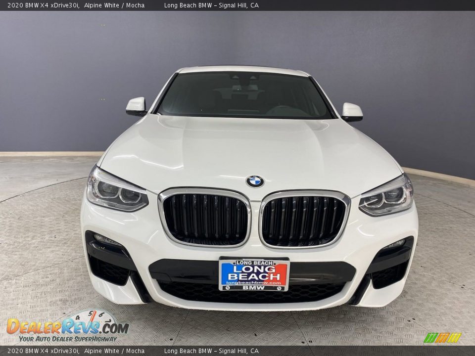 2020 BMW X4 xDrive30i Alpine White / Mocha Photo #2