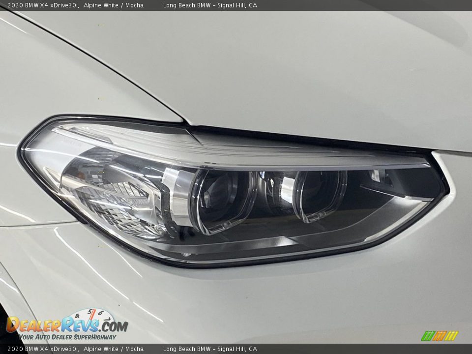 2020 BMW X4 xDrive30i Alpine White / Mocha Photo #6