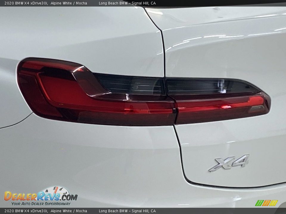 2020 BMW X4 xDrive30i Alpine White / Mocha Photo #8