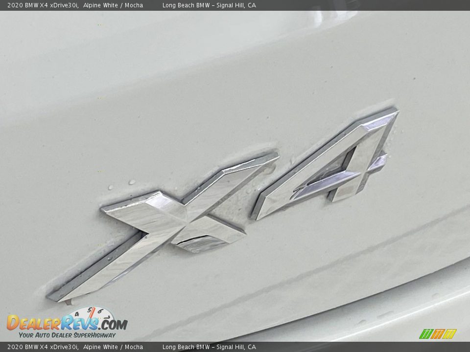 2020 BMW X4 xDrive30i Alpine White / Mocha Photo #10