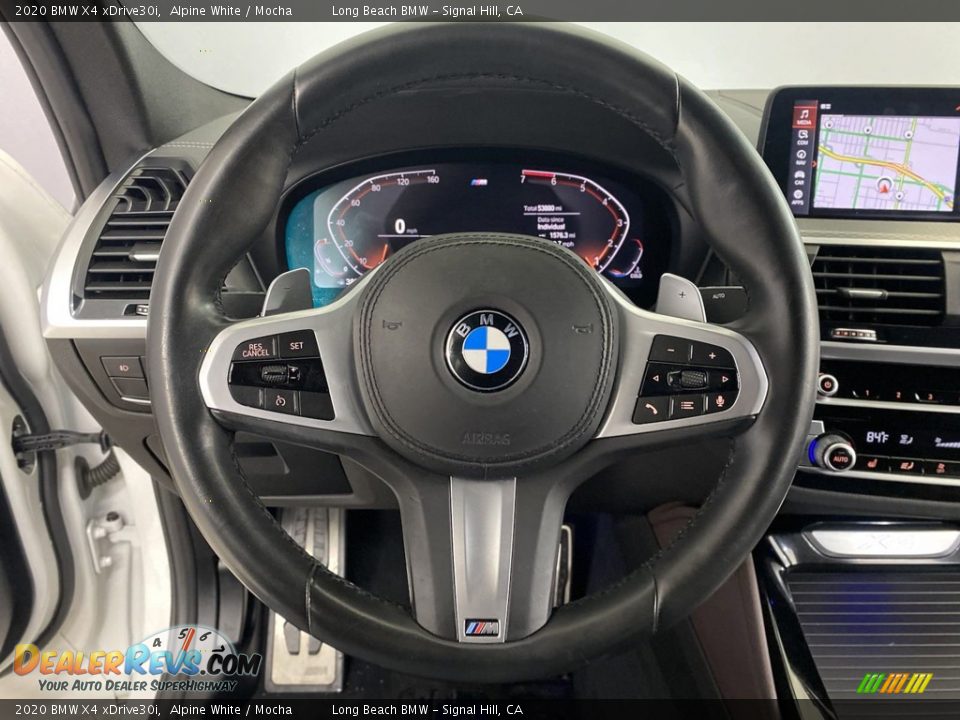 2020 BMW X4 xDrive30i Steering Wheel Photo #17