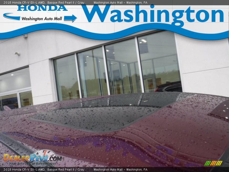 2018 Honda CR-V EX-L AWD Basque Red Pearl II / Gray Photo #3