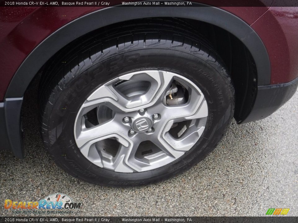 2018 Honda CR-V EX-L AWD Basque Red Pearl II / Gray Photo #4