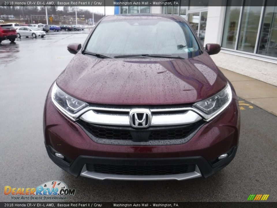 2018 Honda CR-V EX-L AWD Basque Red Pearl II / Gray Photo #5