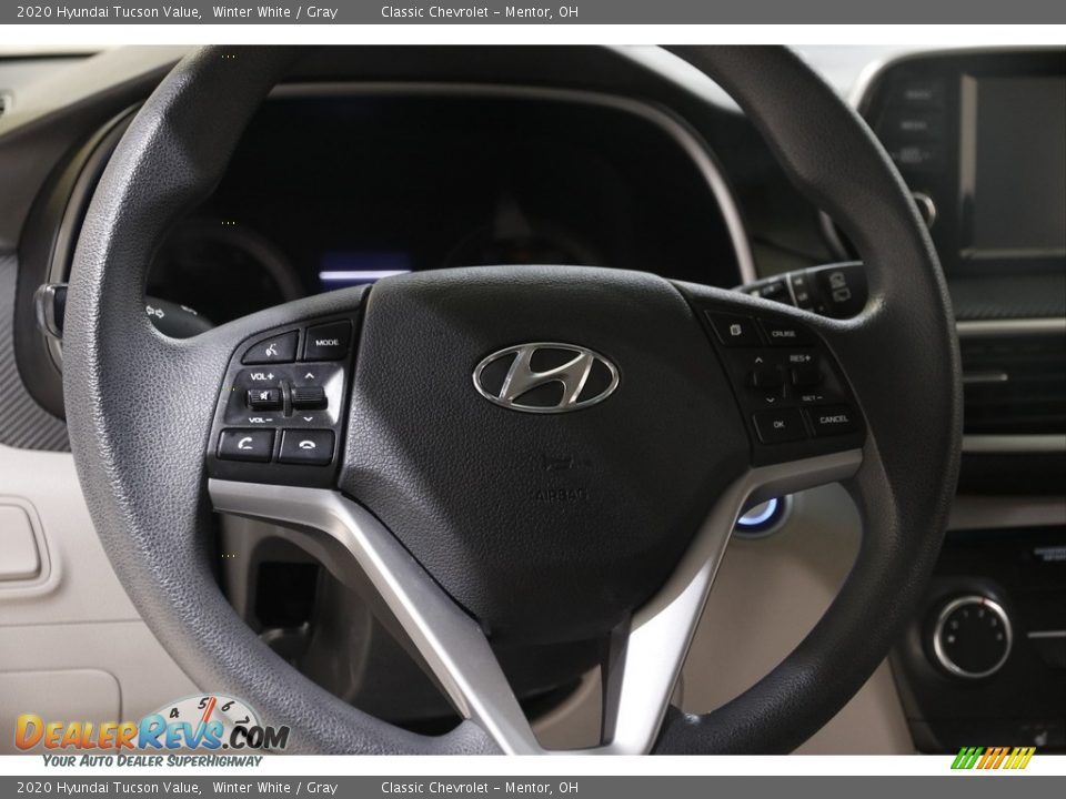 2020 Hyundai Tucson Value Winter White / Gray Photo #7