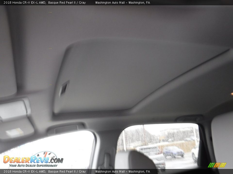 2018 Honda CR-V EX-L AWD Basque Red Pearl II / Gray Photo #12