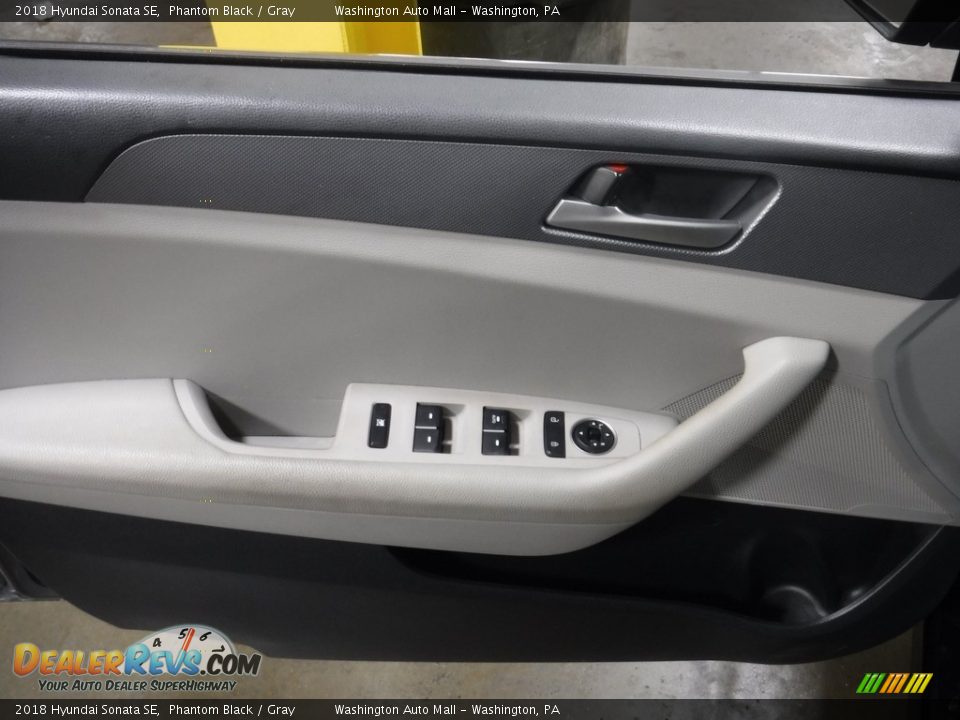 2018 Hyundai Sonata SE Phantom Black / Gray Photo #14